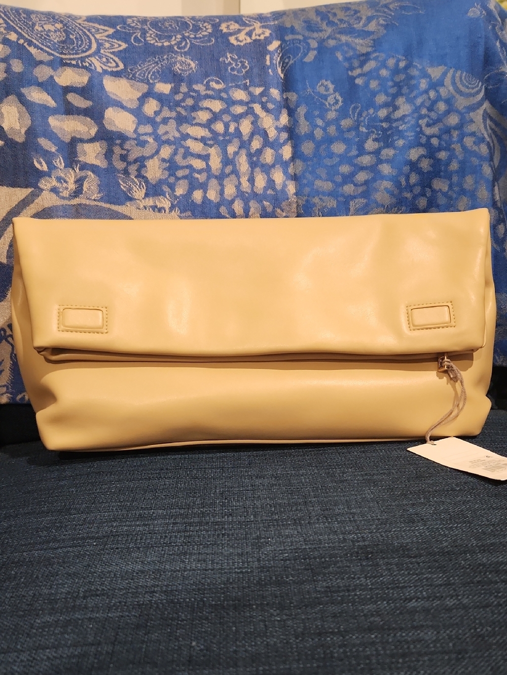 A NEW DAY Fold-Over Clutch in Maize